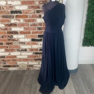 Navy Chiffon Bridesmaid dress